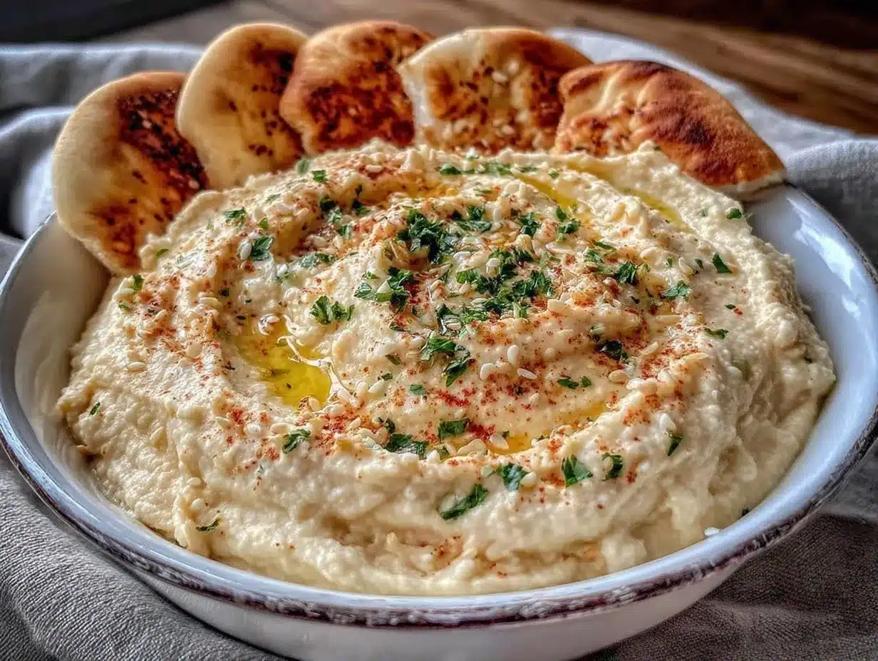creamy classic hummus preparation steps