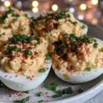 creamy deviled eggs - featured image