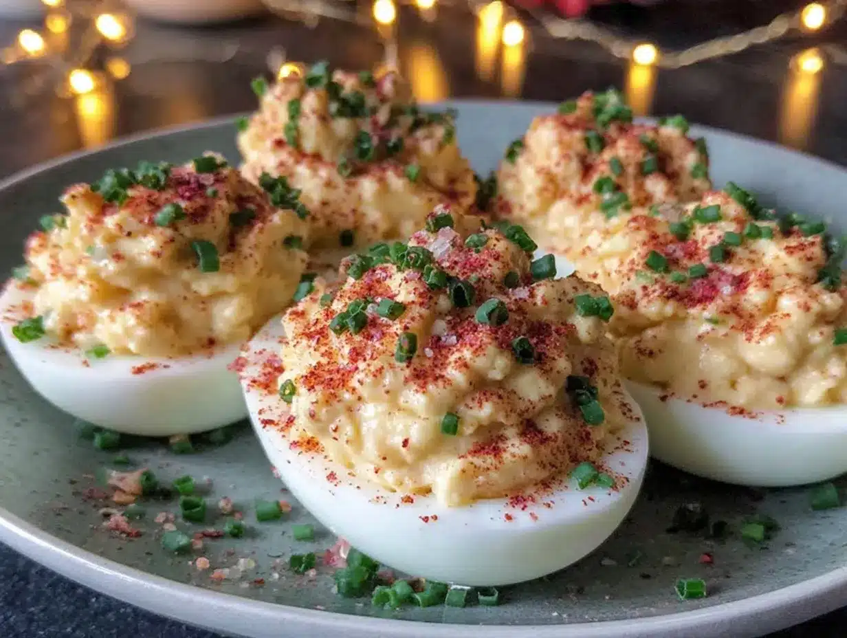 creamy deviled eggs preparation steps