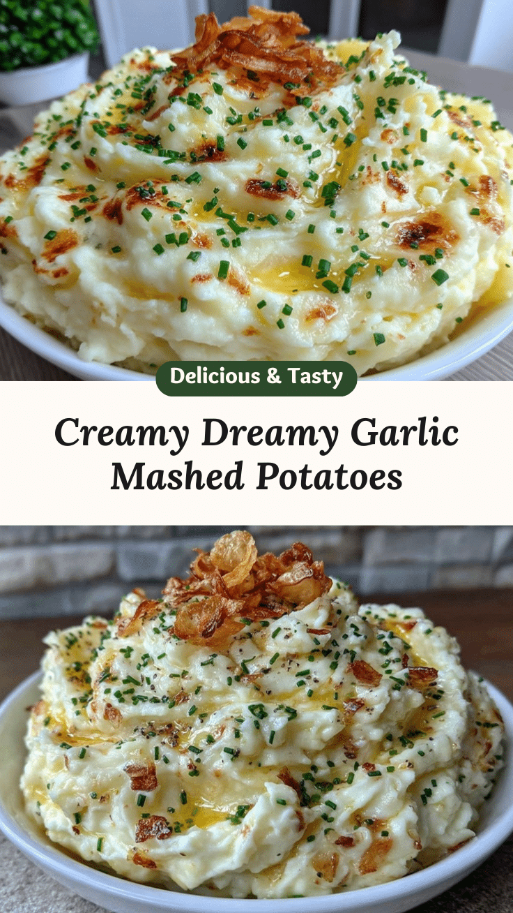 creamy garlic mashed potatoes recipe