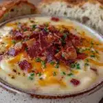 creamy potato soup with bacon bits - featured image