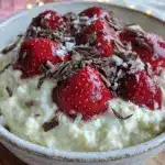 creamy valentines cottage cheese bowl - featured image