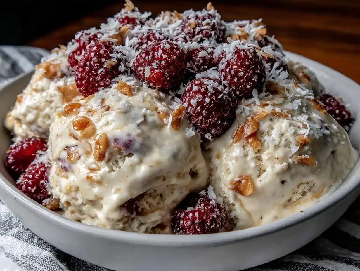 creamy valentines day cookies nice cream bowl preparation steps