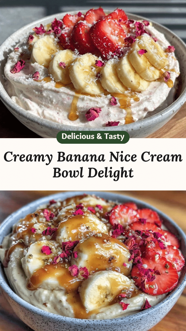 creamy valentines nice cream bowl recipe