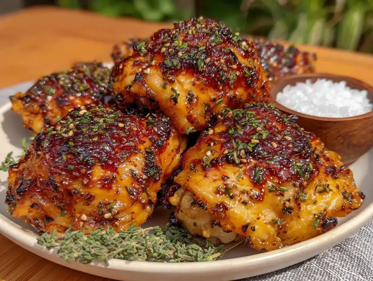 crispy air fryer chicken thighs preparation steps