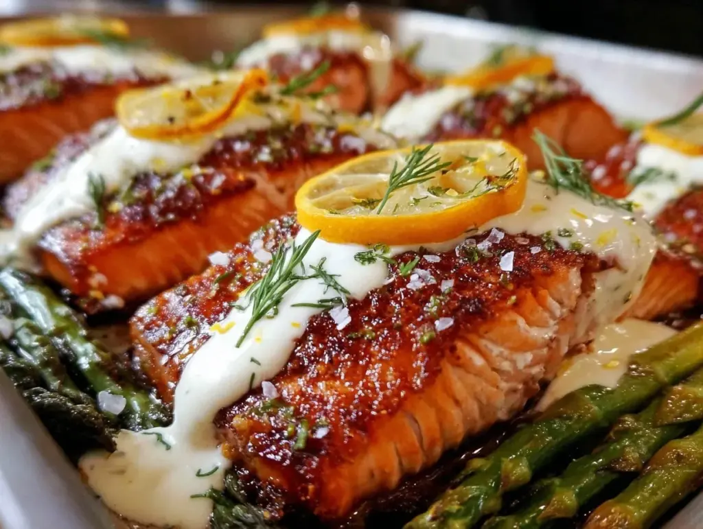 crispy baked salmon - featured image