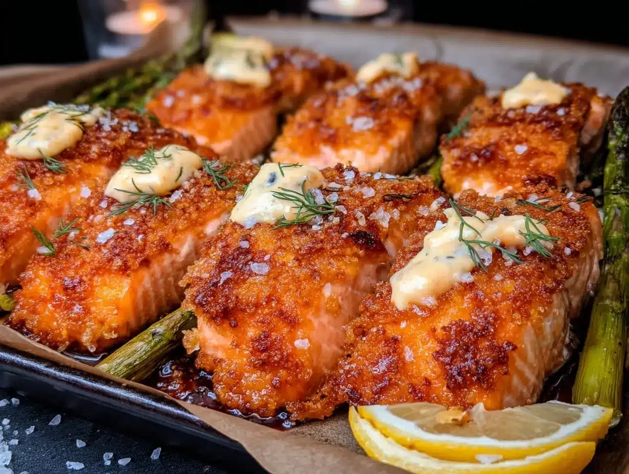 crispy baked salmon preparation steps