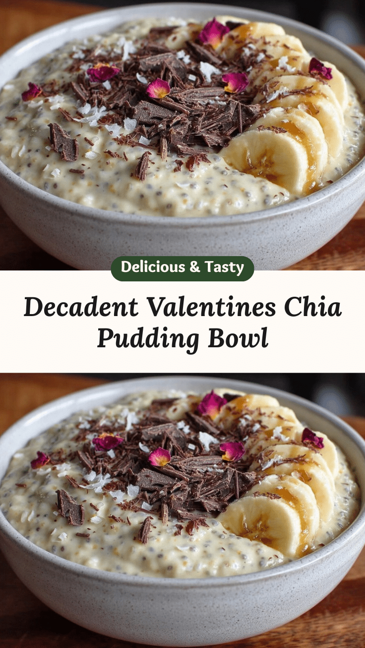 decadent valentines chia pudding bowl recipe