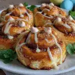 Easter Bunny Cinnamon Rolls - featured image