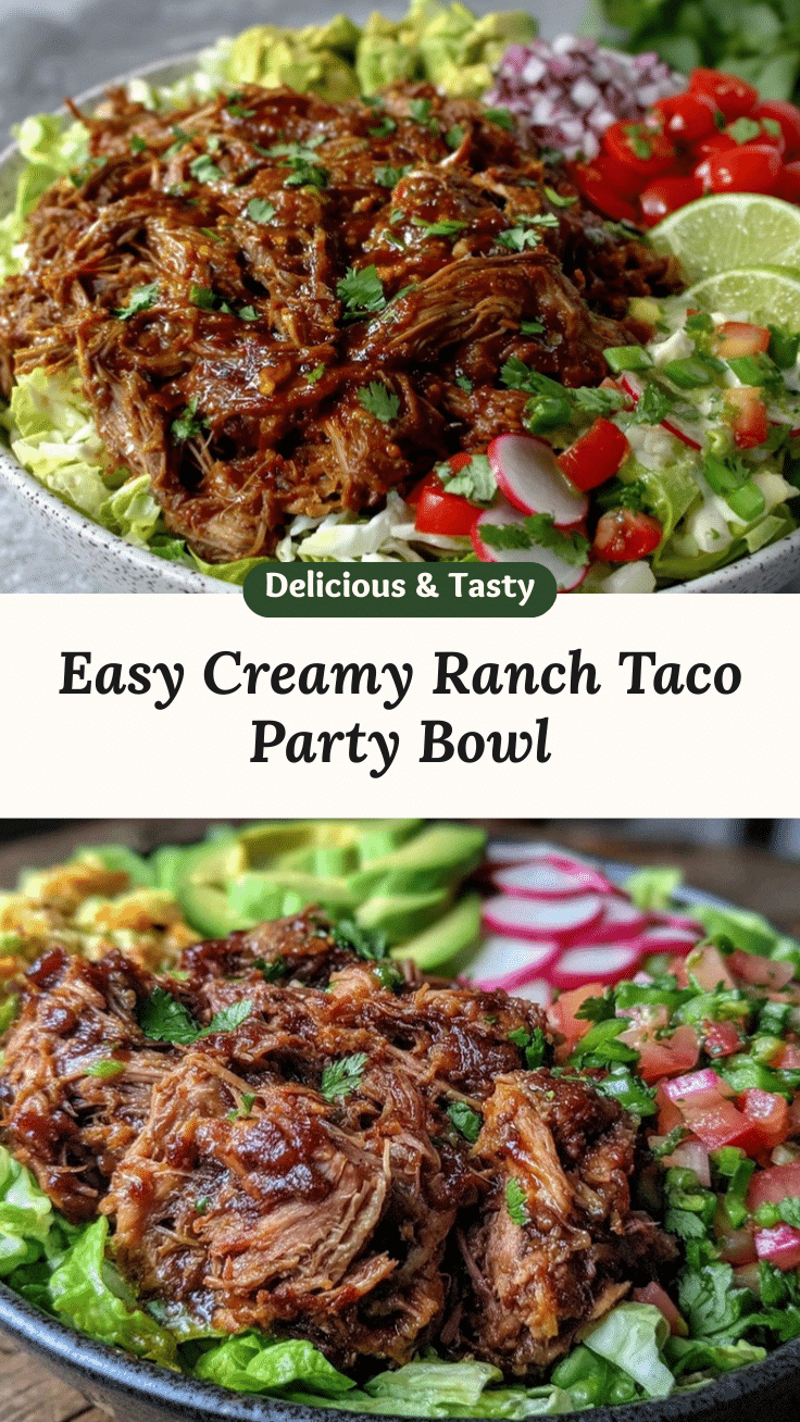 easy ranch taco party bowl recipe