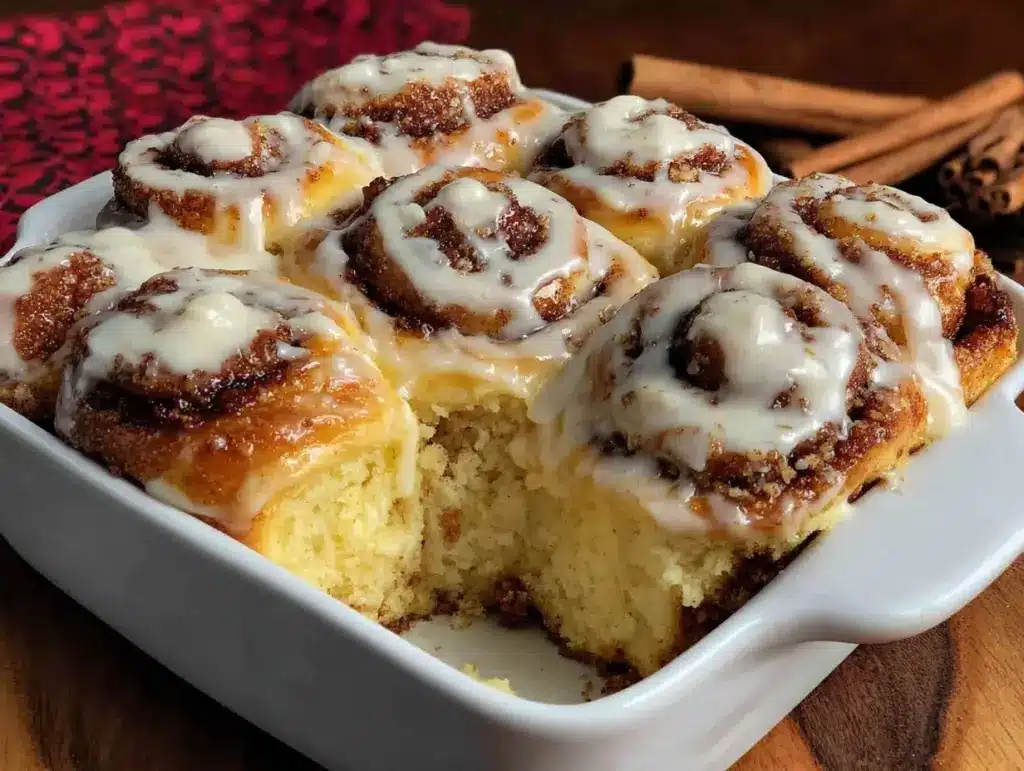 fluffy cinnamon rolls - featured image