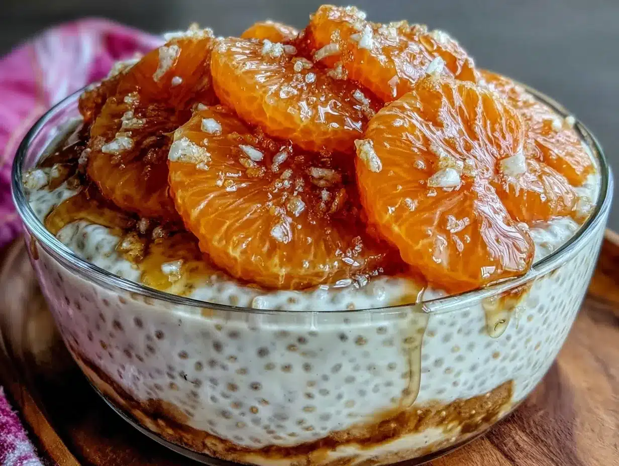 fresh chia pudding bowl preparation steps
