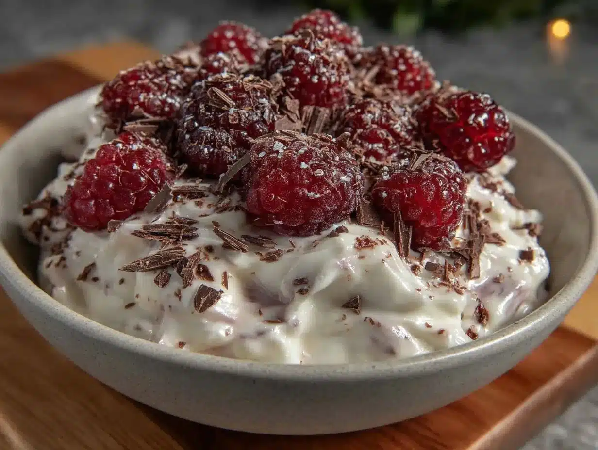fresh greek yogurt bowl preparation steps