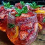 Fresh Strawberry Prosecco Sangria - featured image