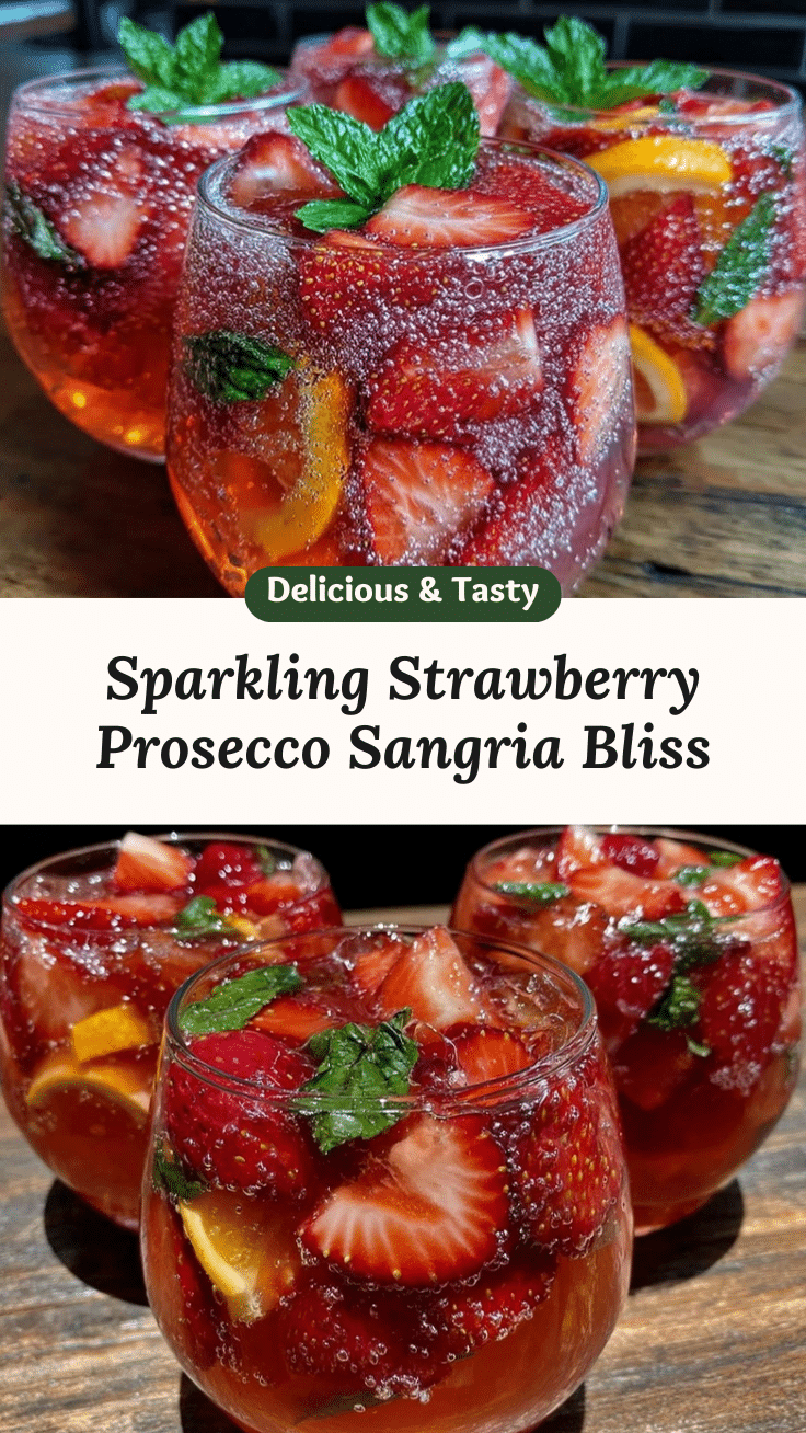 Fresh Strawberry Prosecco Sangria recipe
