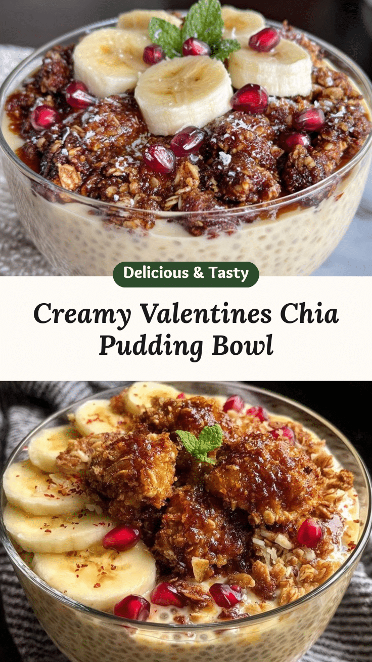 fresh valentines chia pudding bowl recipe