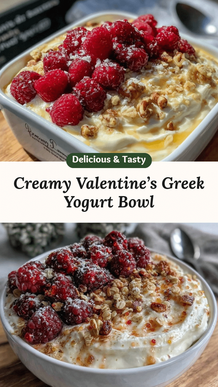 Fresh Valentines Greek Yogurt Bowl recipe