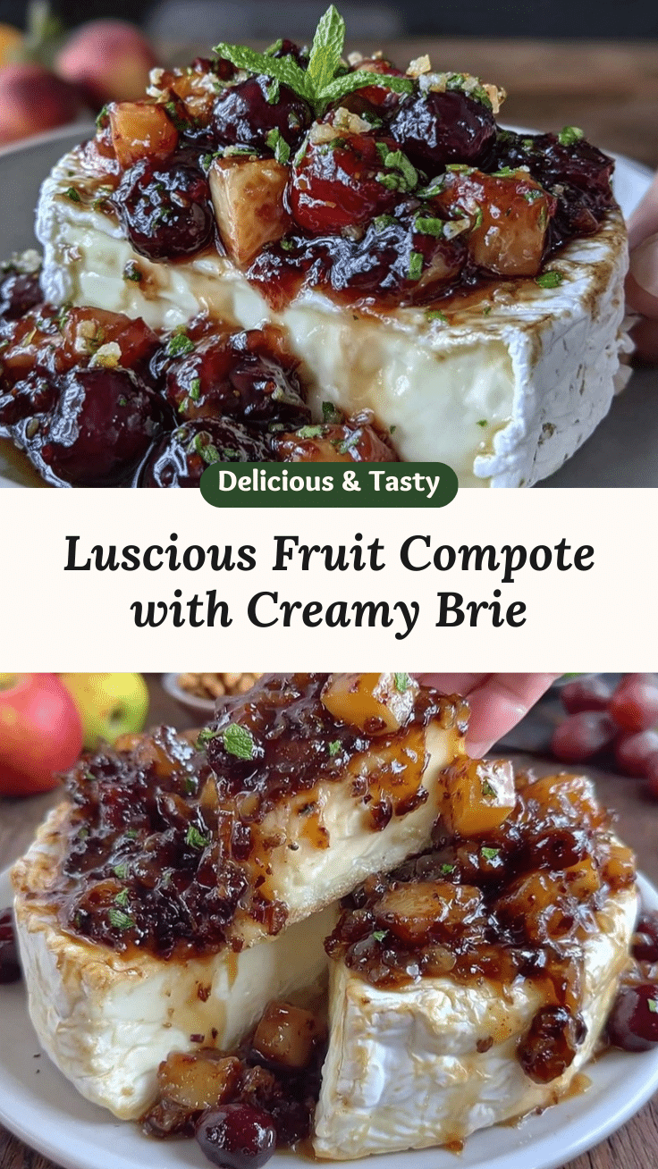 fruit compote with brie recipe