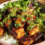 ginger garlic tofu - featured image