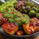 ginger garlic tofu bowl - featured image