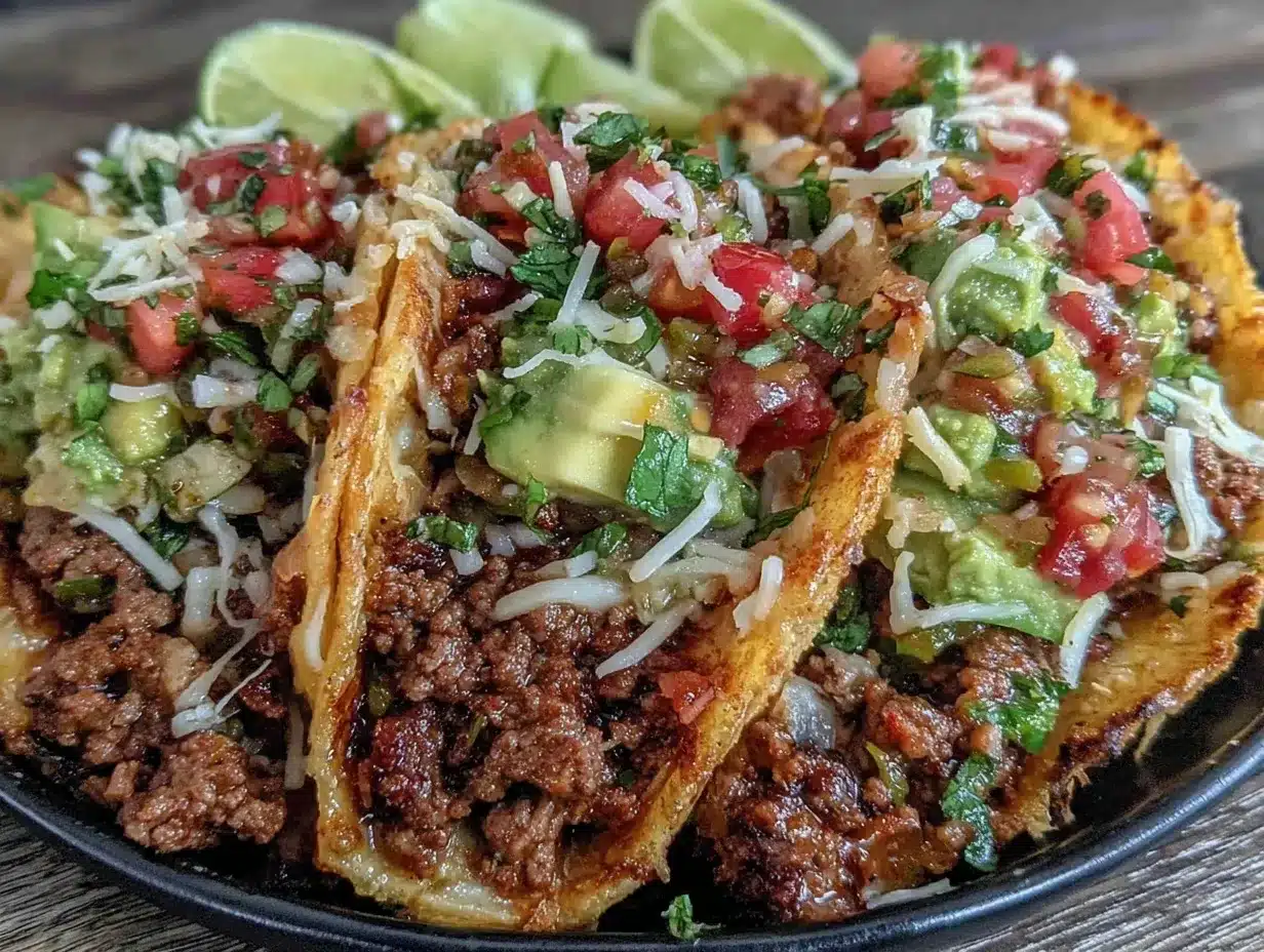 ground beef tacos preparation steps