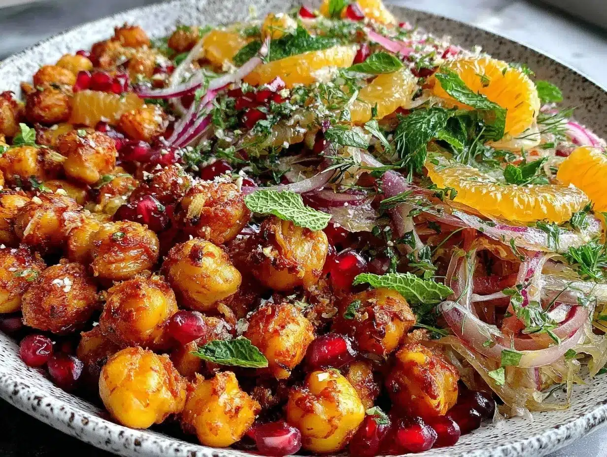 harissa chickpeas dinner bowl preparation steps