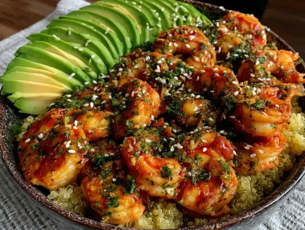 Healthy Shrimp Scampi Meal Prep Bowl - featured image