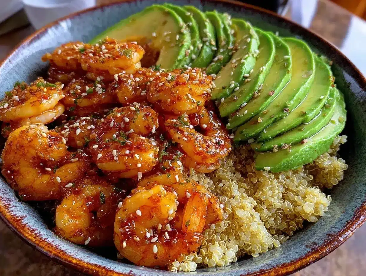 Healthy Shrimp Scampi Meal Prep Bowl preparation steps