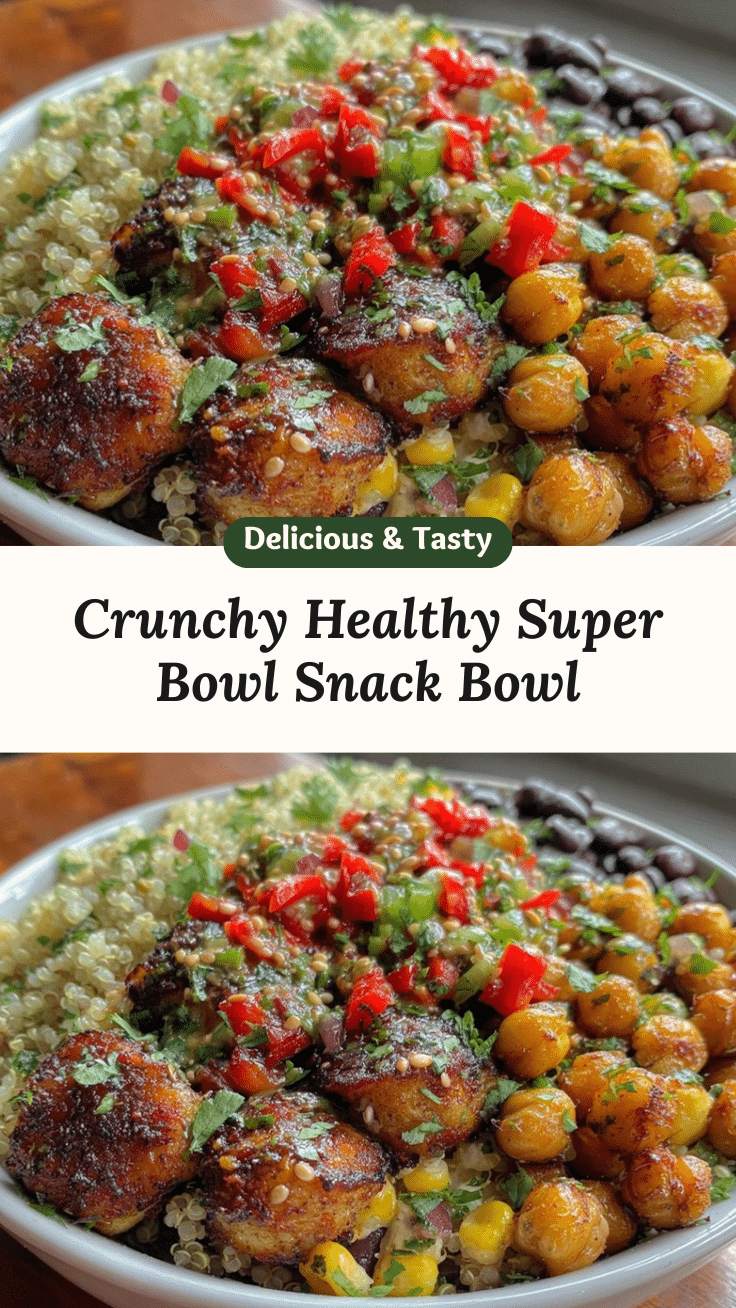 healthy superbowl snacks meal prep bowl recipe