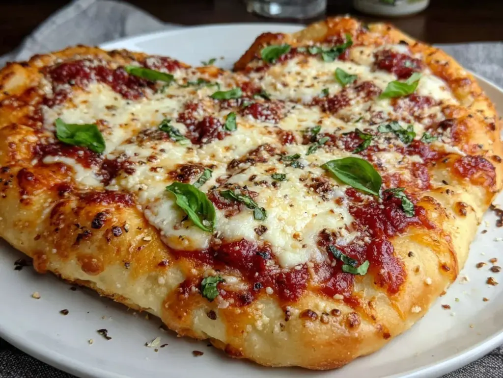 heart-shaped pizza Margherita - featured image