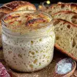 homemade sourdough bread starter - featured image