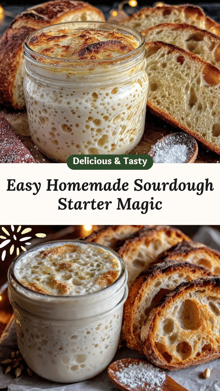 homemade sourdough bread starter recipe