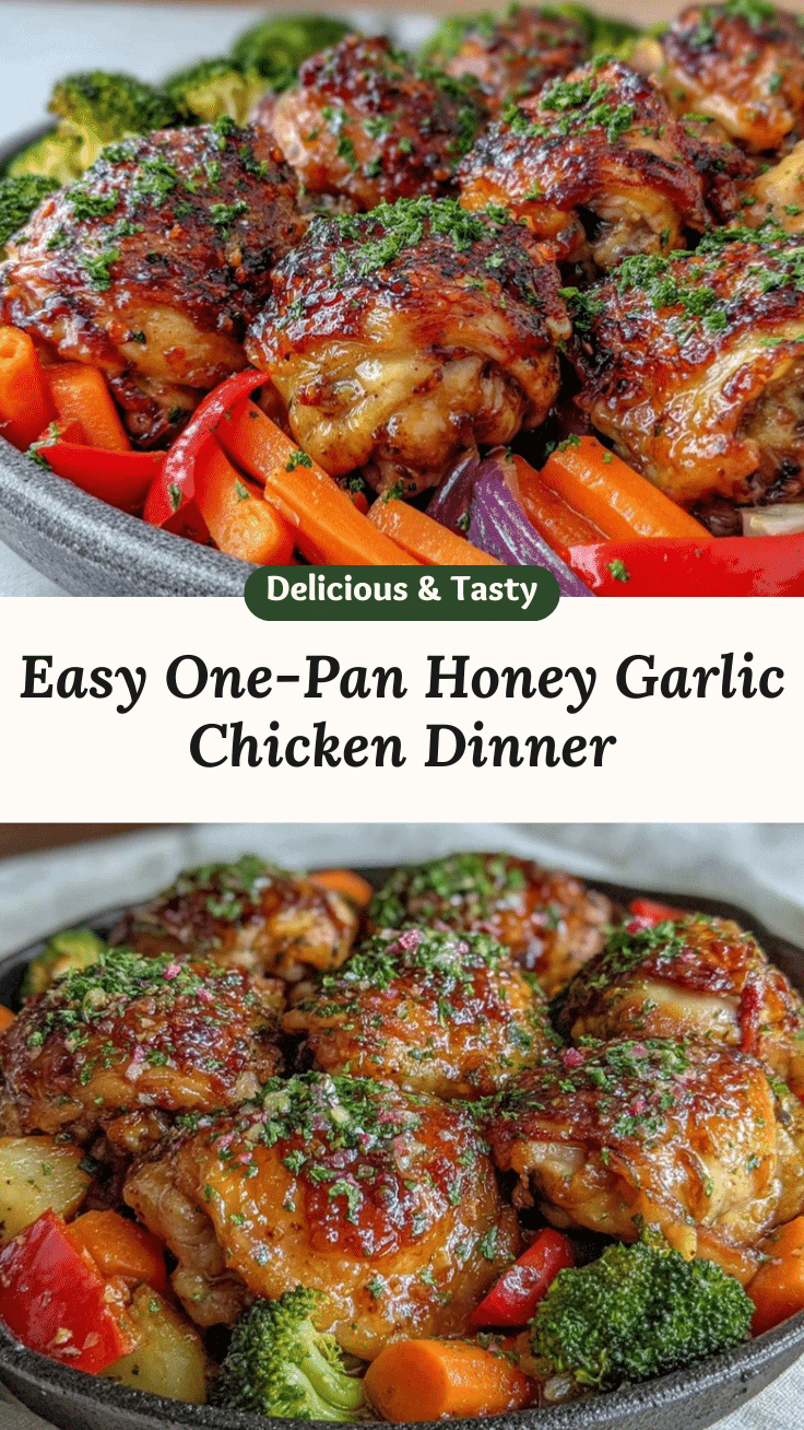 honey garlic chicken and vegetables recipe