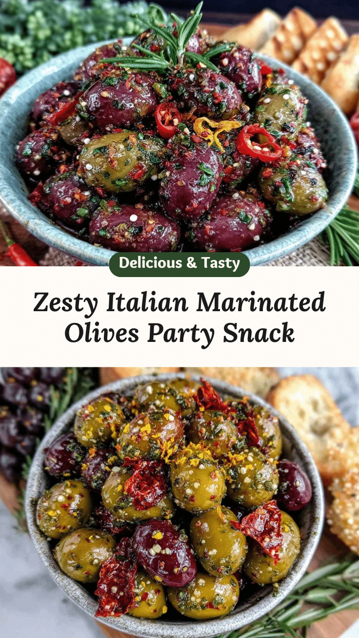 Italian marinated olives recipe