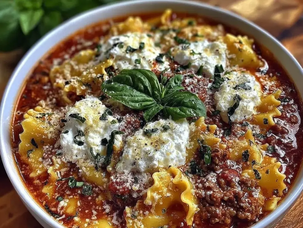 lasagna soup recipe - featured image
