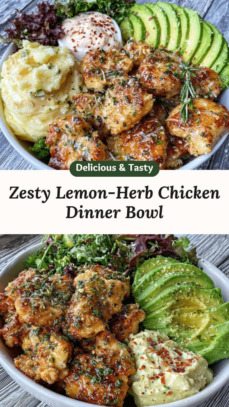 lemon-herb chicken bowl recipe