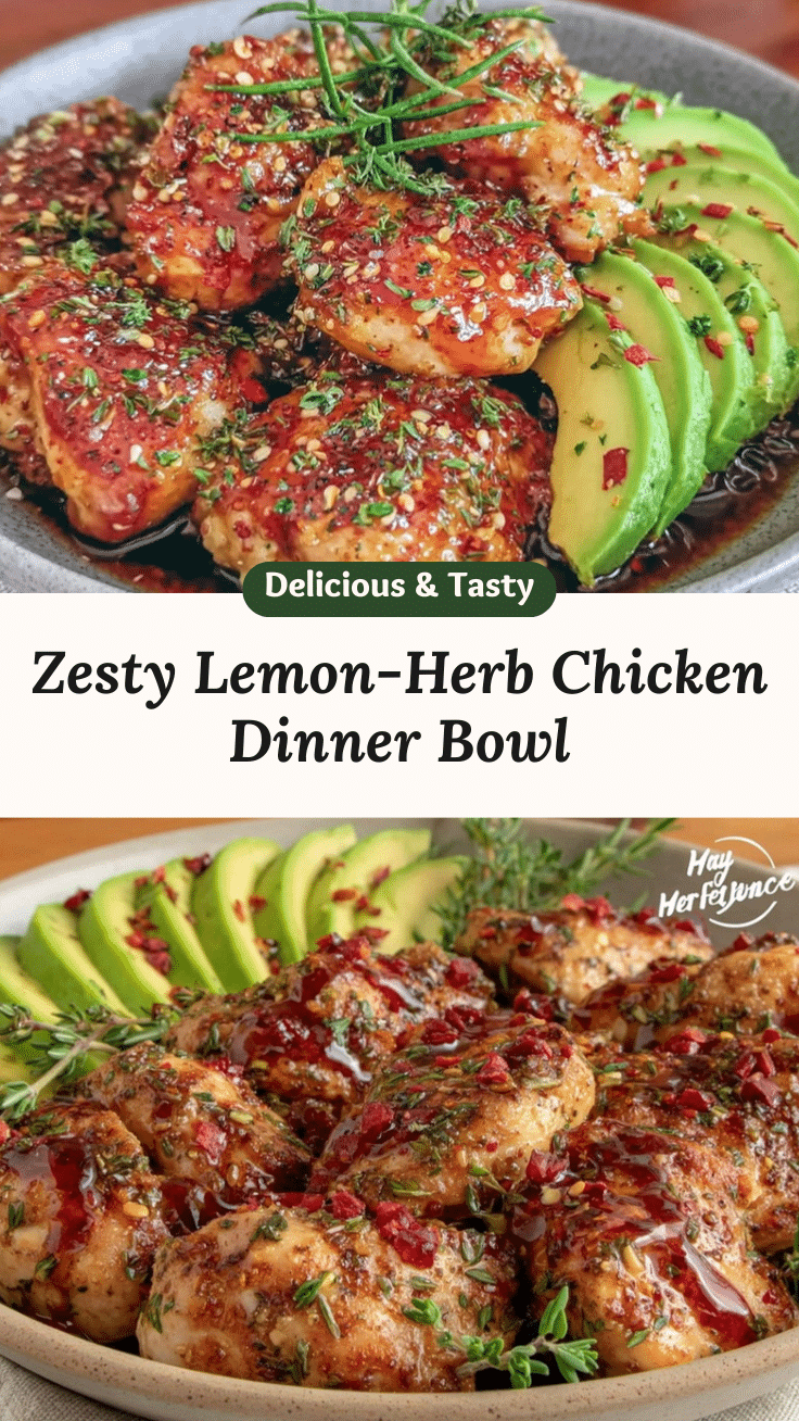 lemon-herb chicken dinner bowl recipe