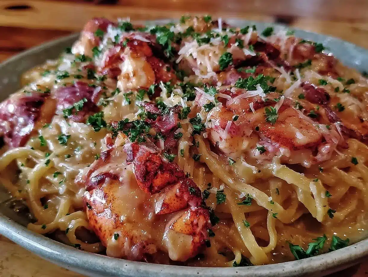 lobster pasta preparation steps