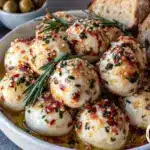 marinated mozzarella - featured image