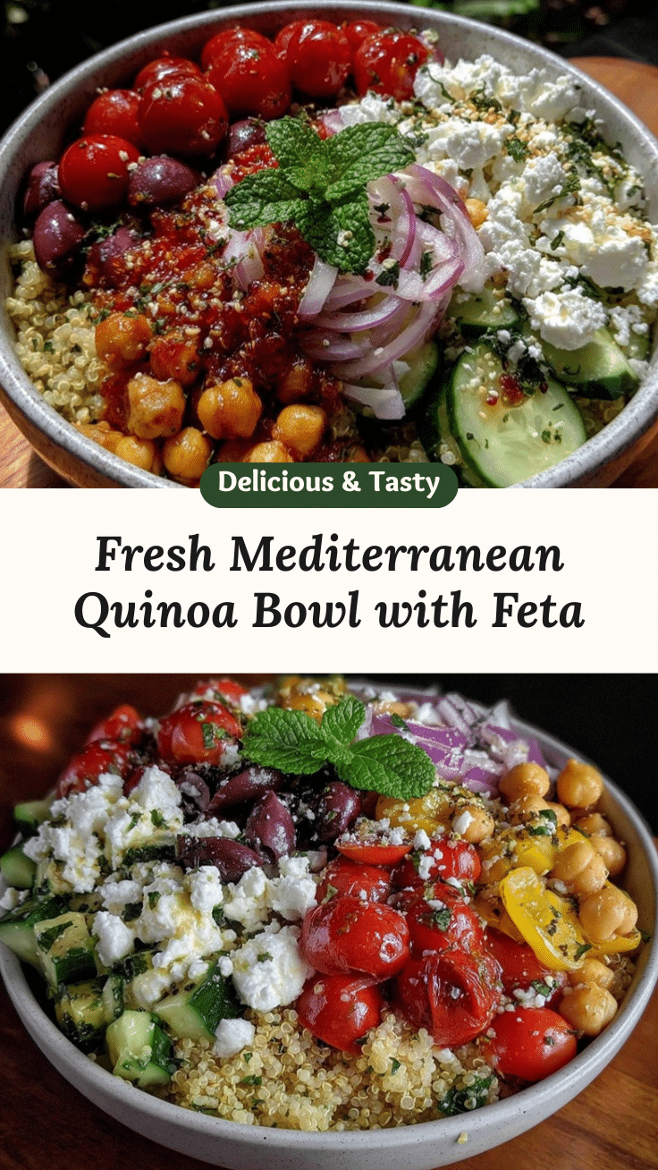 Mediterranean Quinoa Bowl recipe