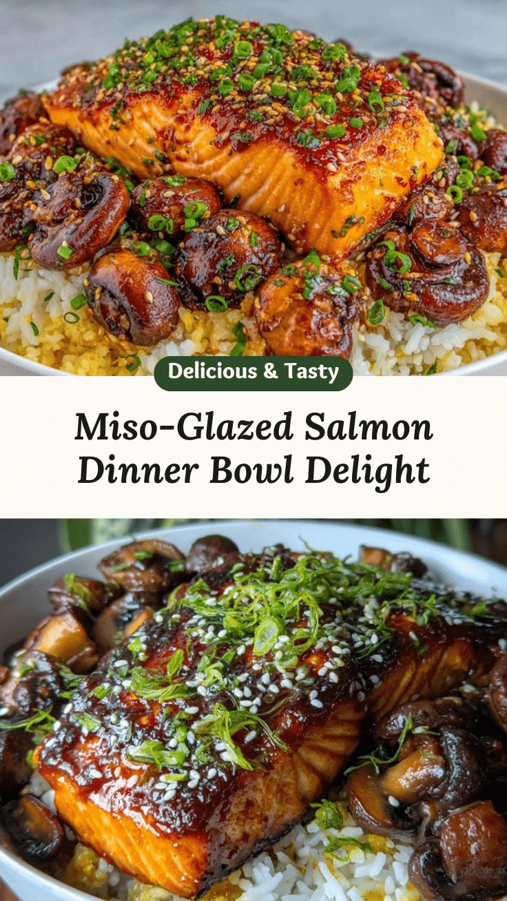 miso-glazed salmon dinner bowl recipe