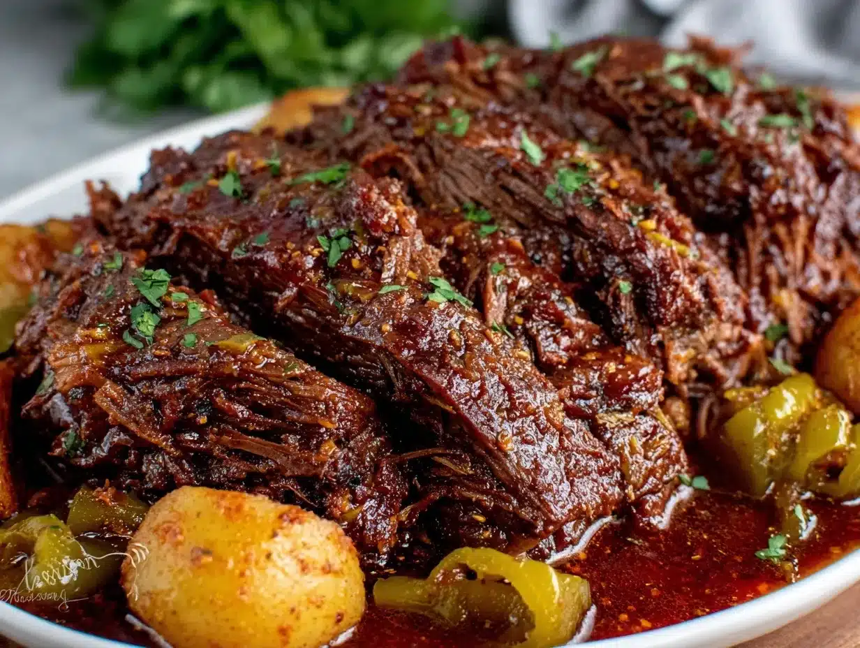 Mississippi pot roast preparation steps