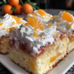 Orange Creamsicle Poke Cake - featured image
