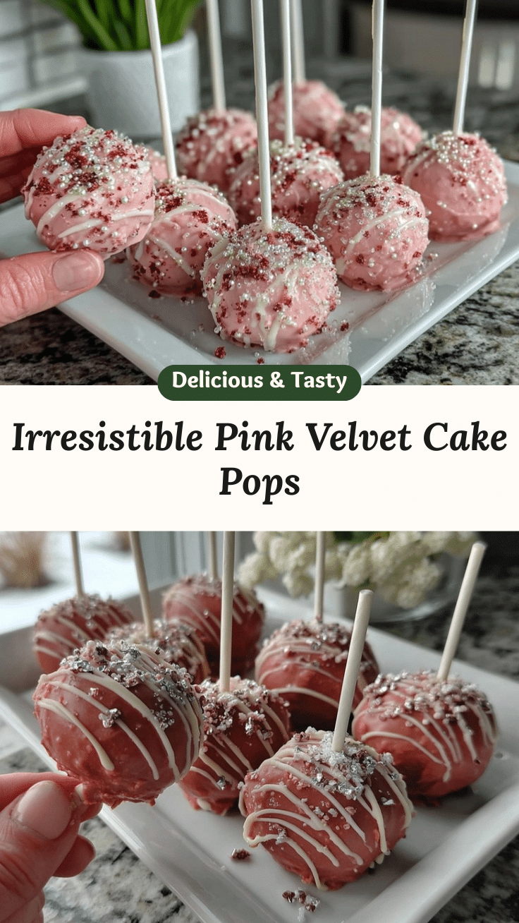pink velvet cake pops recipe