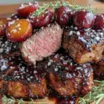 plum-glazed lamb chops - featured image