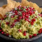 pomegranate guacamole - featured image