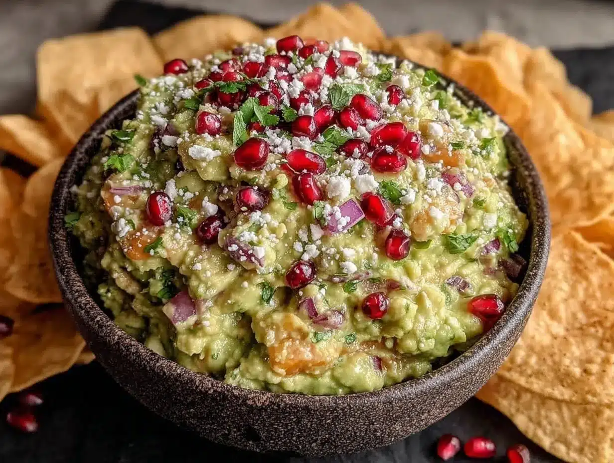 pomegranate guacamole preparation steps
