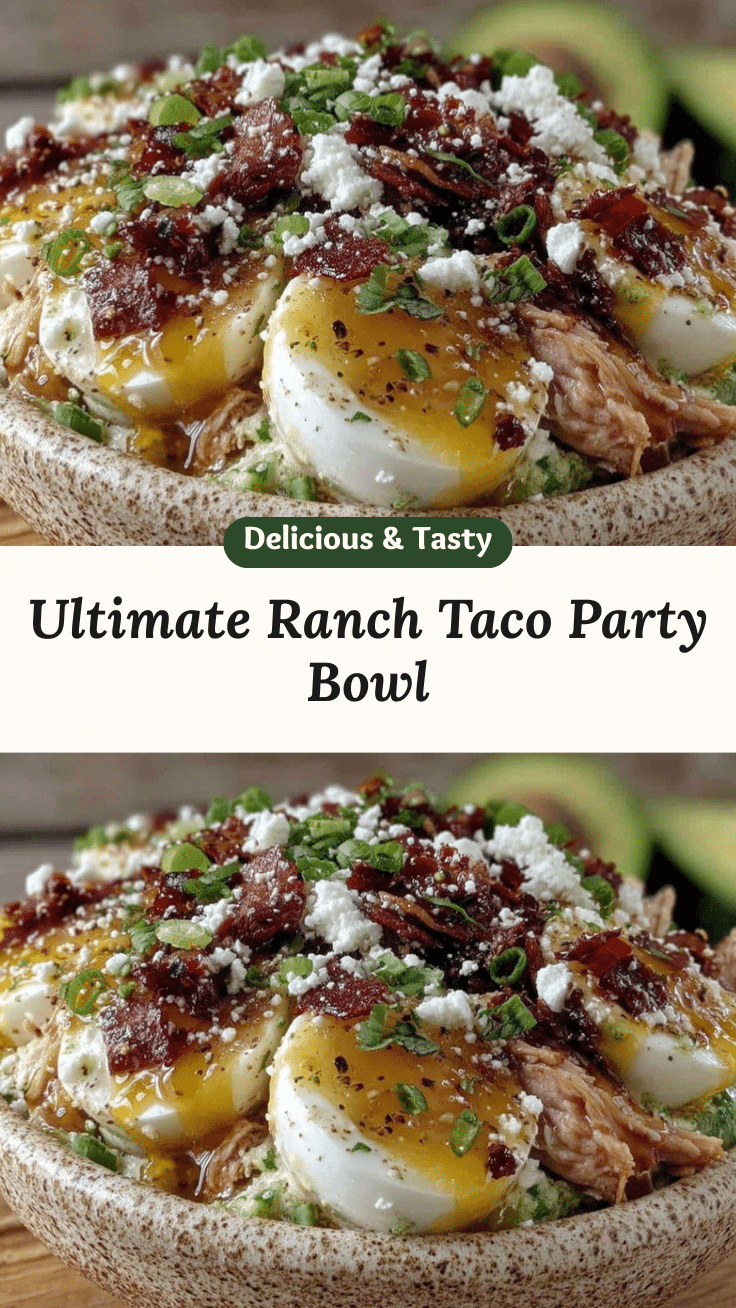 ranch taco party bowl recipe