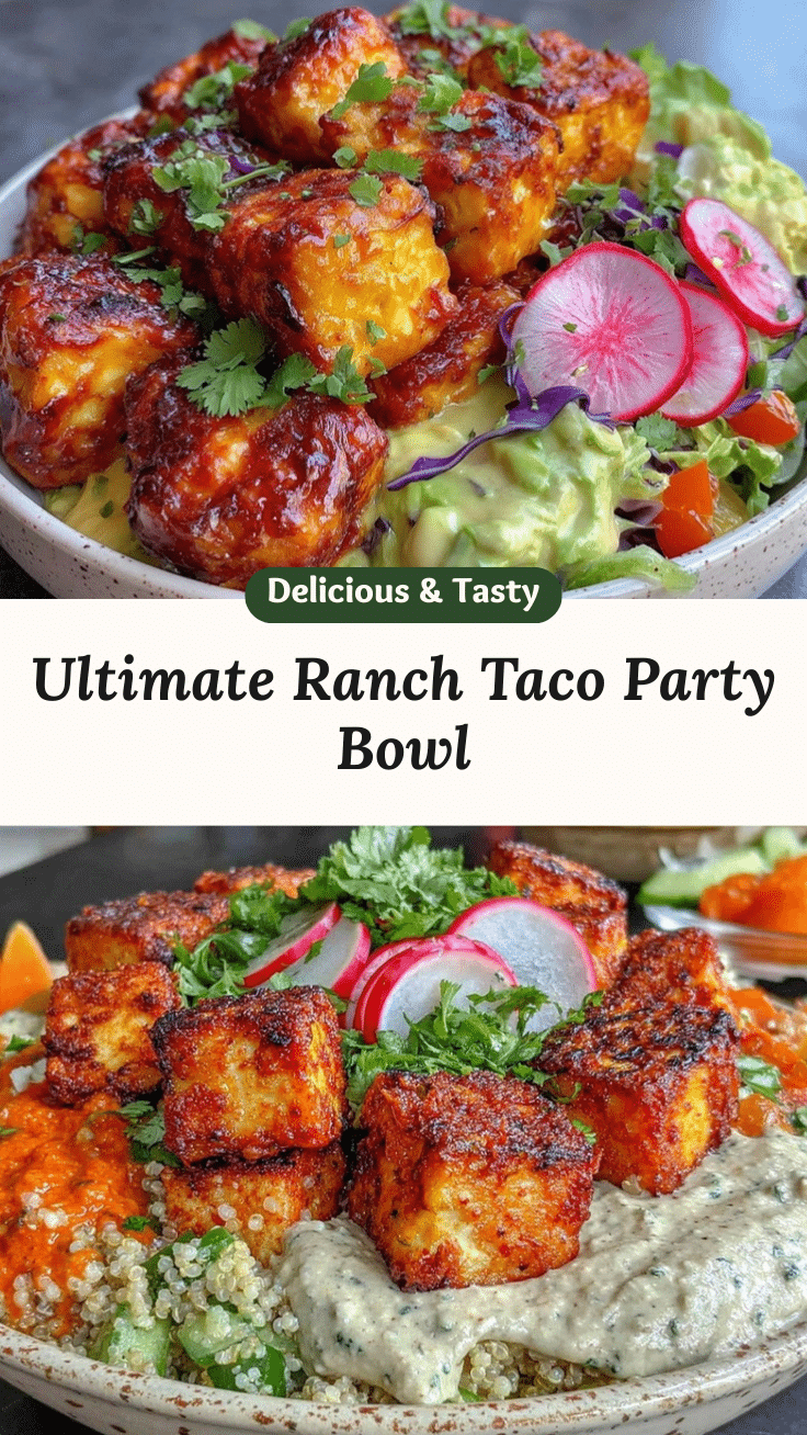 ranch taco party bowl recipe