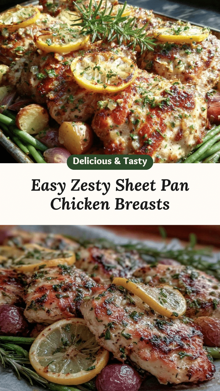 sheet pan lemon herb chicken recipe